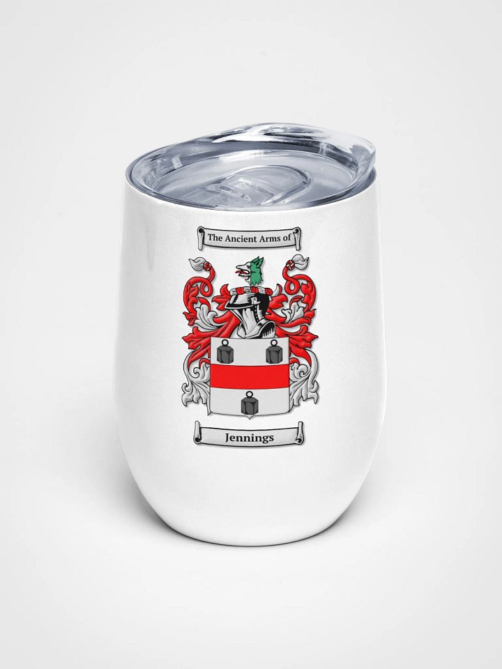Jennings Family Crest - Wine Tumbler product image (1)