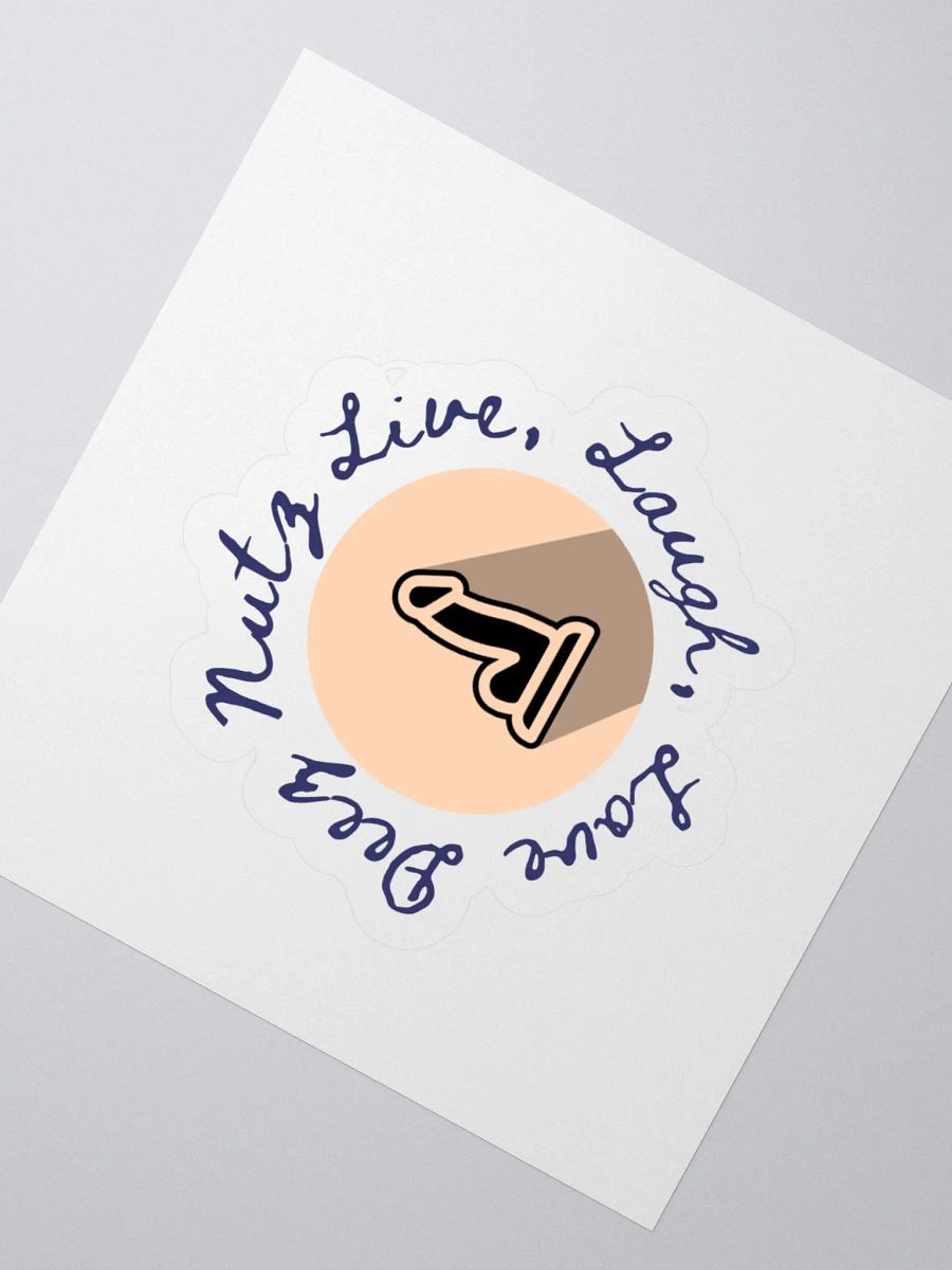Live, Laugh, Love Deez Nutz Stickers product image (4)
