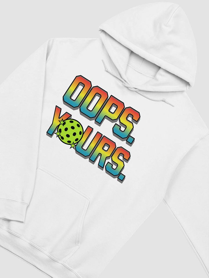 Oops Yours Pickleball Gradient Classic Hoodie product image (35)