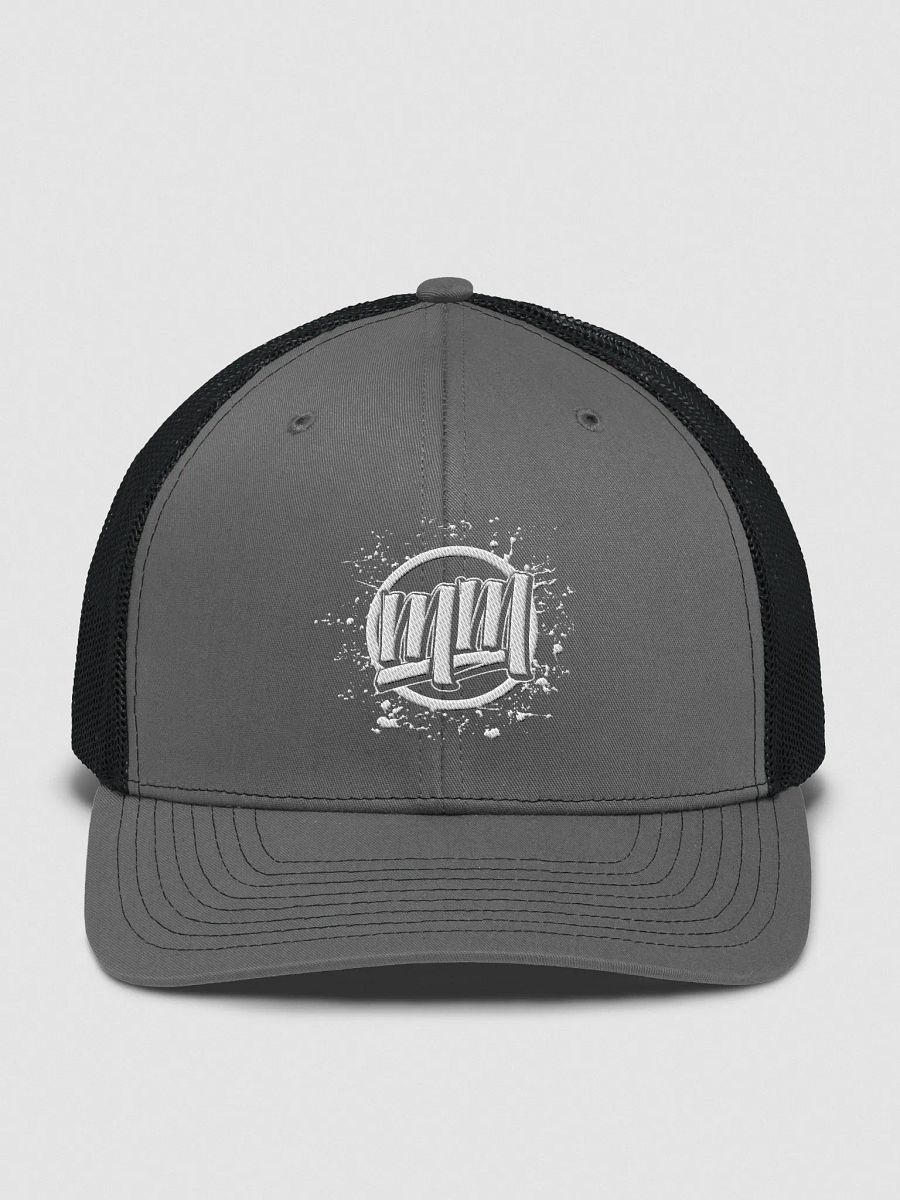 Mr Moist White Circle Splatter Trucker Hat product image (5)