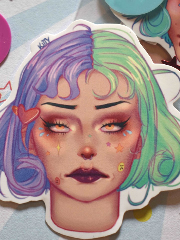 Clown Girls | Vinyl Sticker Pack product image (2)