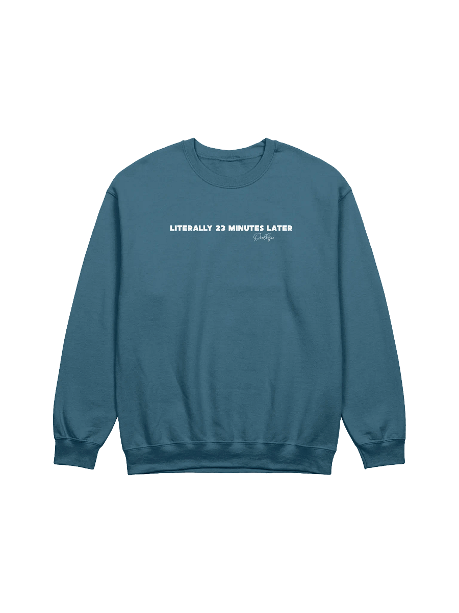 Literally 23 Minutes Later Sweatshirt product image (1)