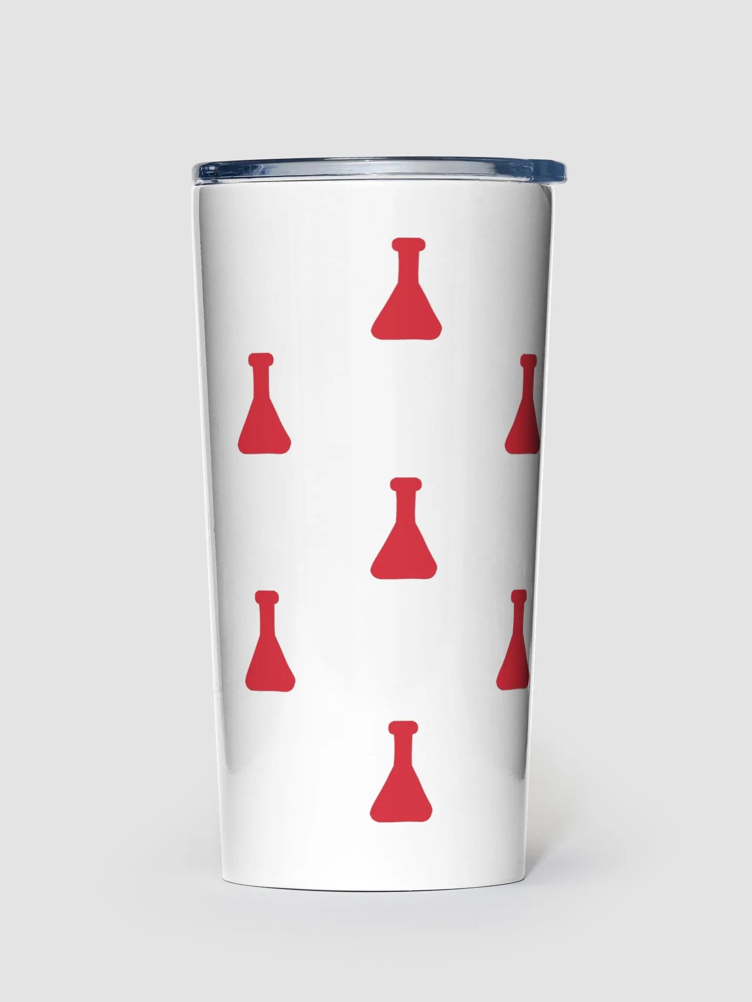VinnyInTheLab Red Flask Stainless Steel Tumbler product image (1)
