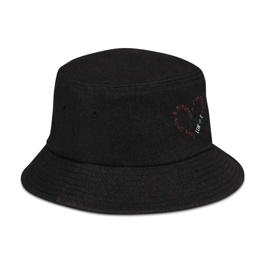 Heartfelt Unity Denim Bucket Hat product image (6)