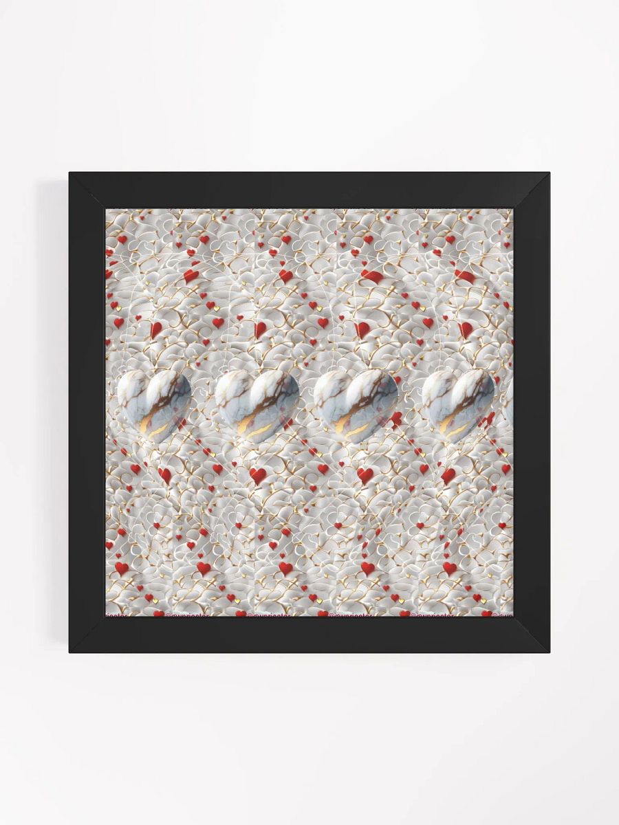 Valentine Heart - Framed 3D Stereogram Poster product image (1)