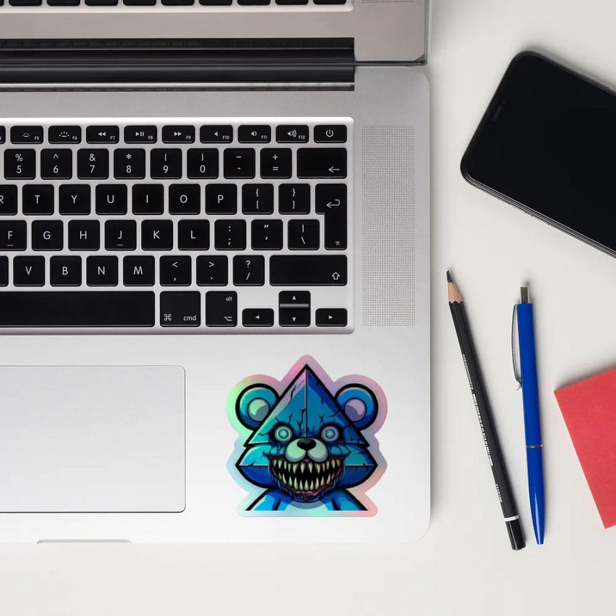 Fierce Bear Holographic Sticker Sheet product image (12)