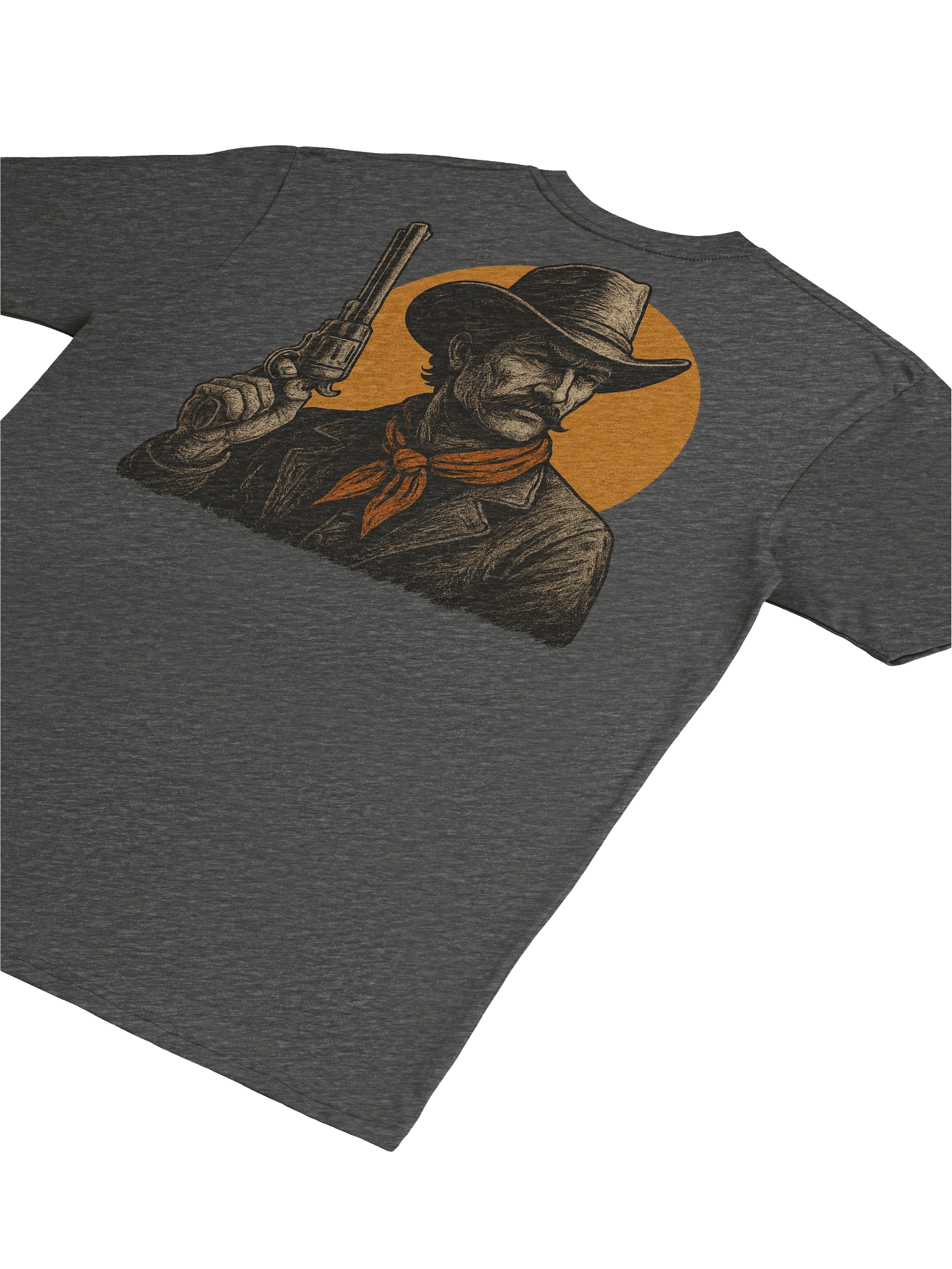 T-shirt premium épais “Cowboy & Soleil” – Édition La Poudre Noire product image (32)