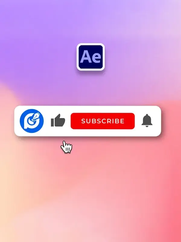 YouTube Subscribe Button - After Effects Project File & Green Screen product image (1)