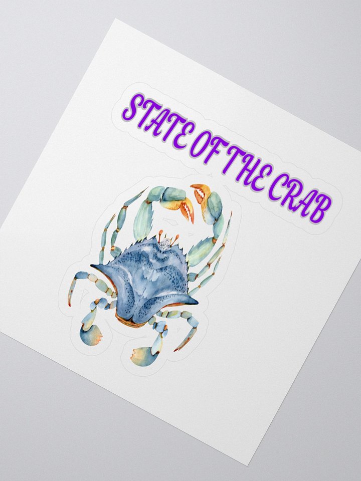 State of the Crab Kiss Cut Stickers product image (2)