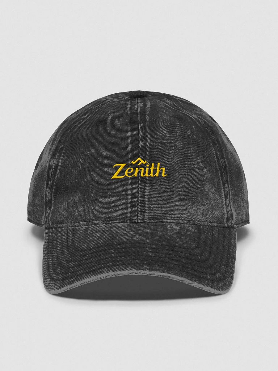 Vintage Wash Dad Hat with Embroidered Zenith and Mountain Peak Design product image (3)