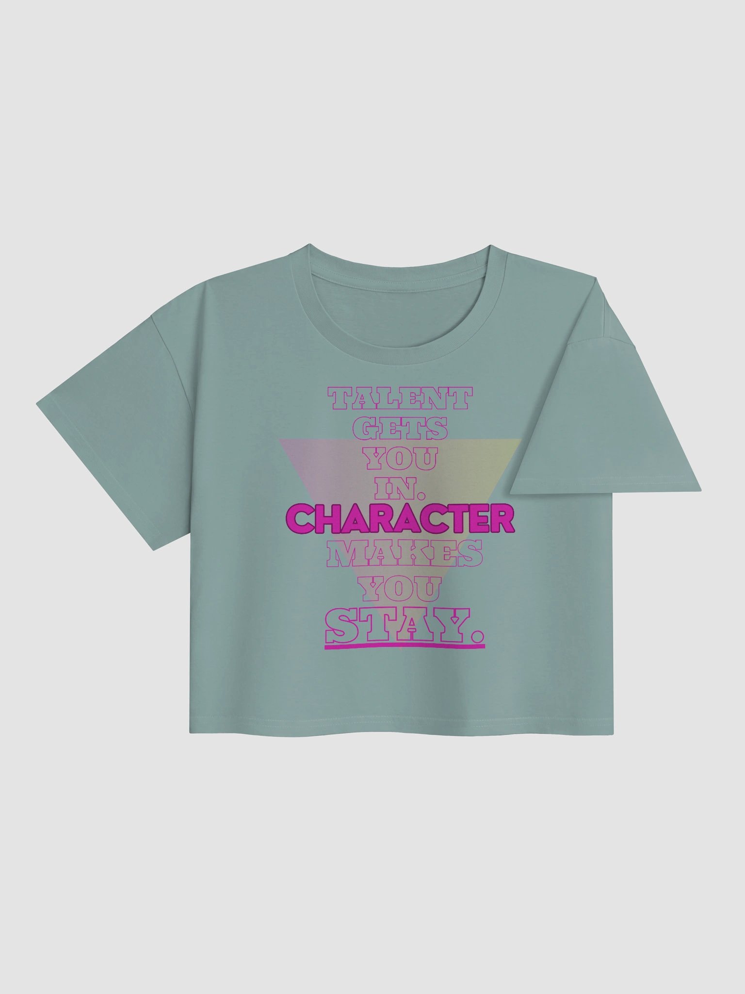 Talent & Character eight22 Beige Sans-Serif Crop Top product image (24)