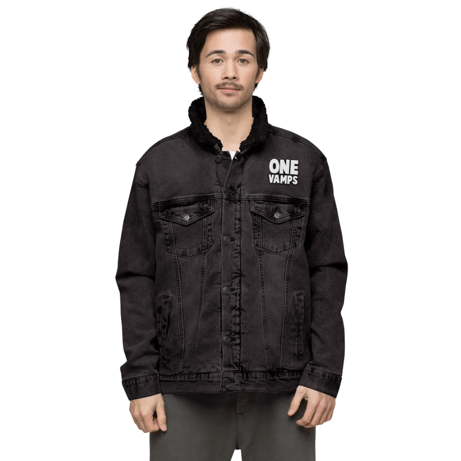 Jacket OneVamps white black letters product image (6)
