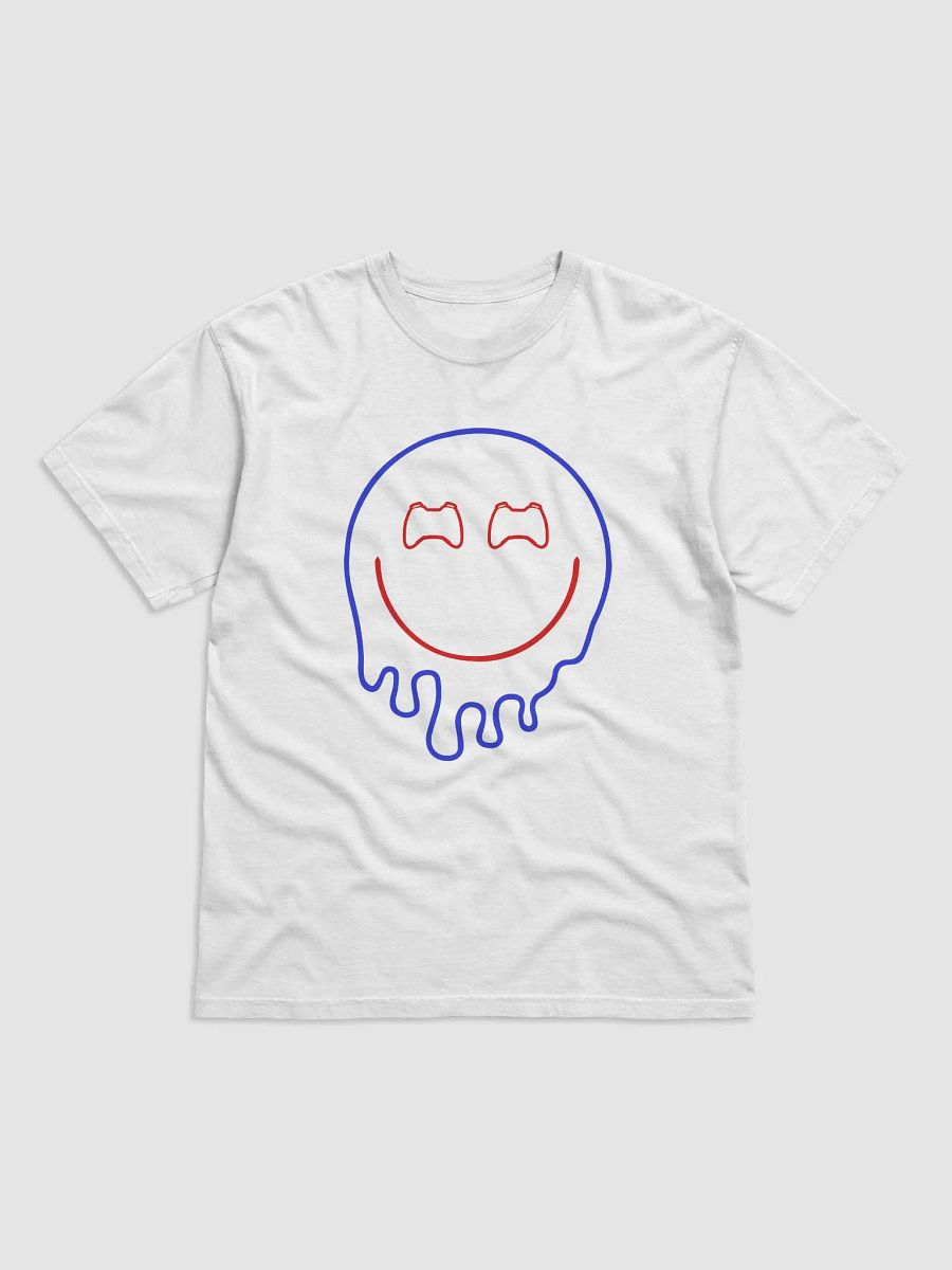 Patriotic Controller Smiley Face T-Shirt (Blue/Red) product image (1)