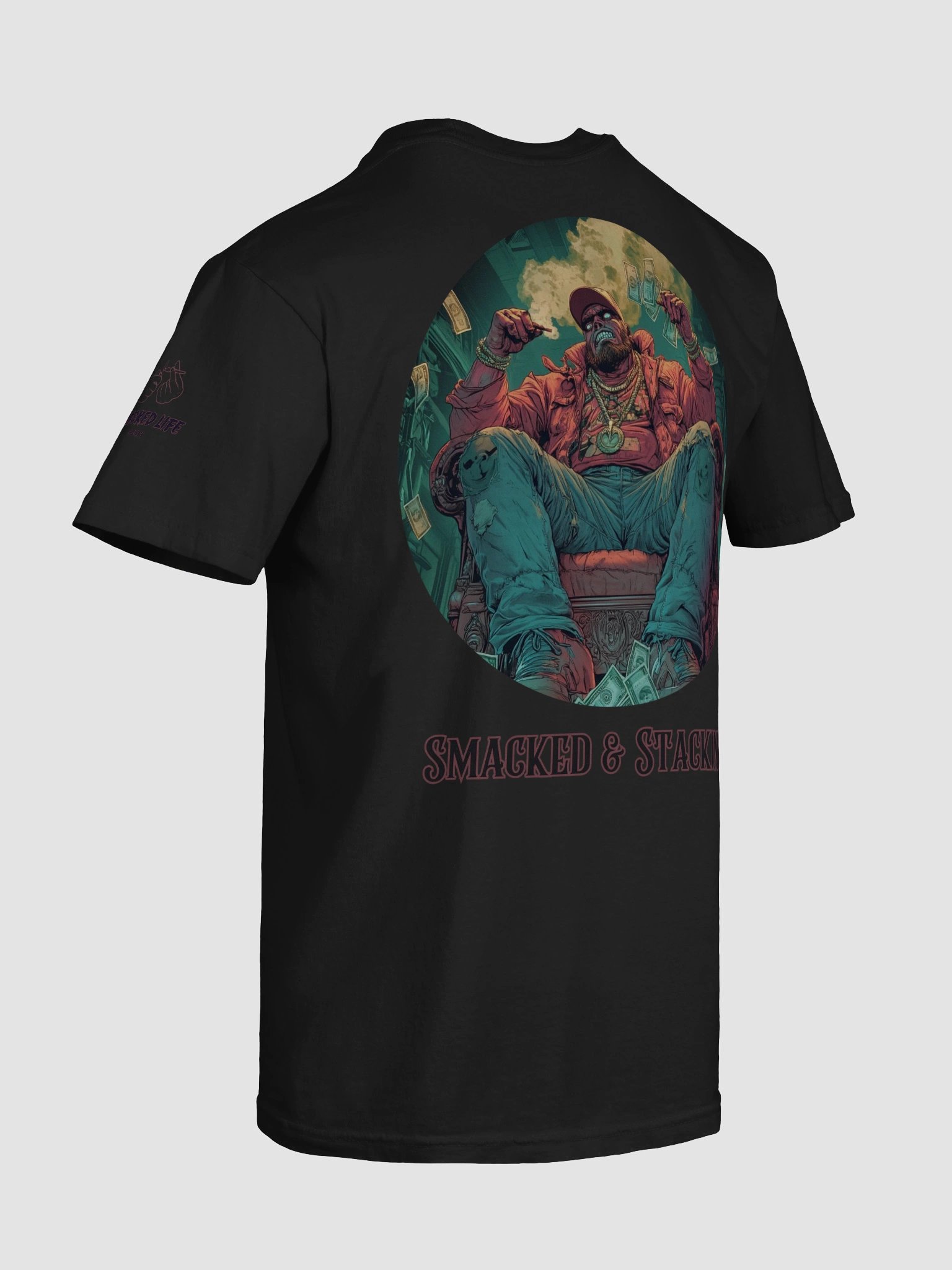 Smacked & Stacking Tee – Undead Hustler Edition by Smacked Life Society product image (30)