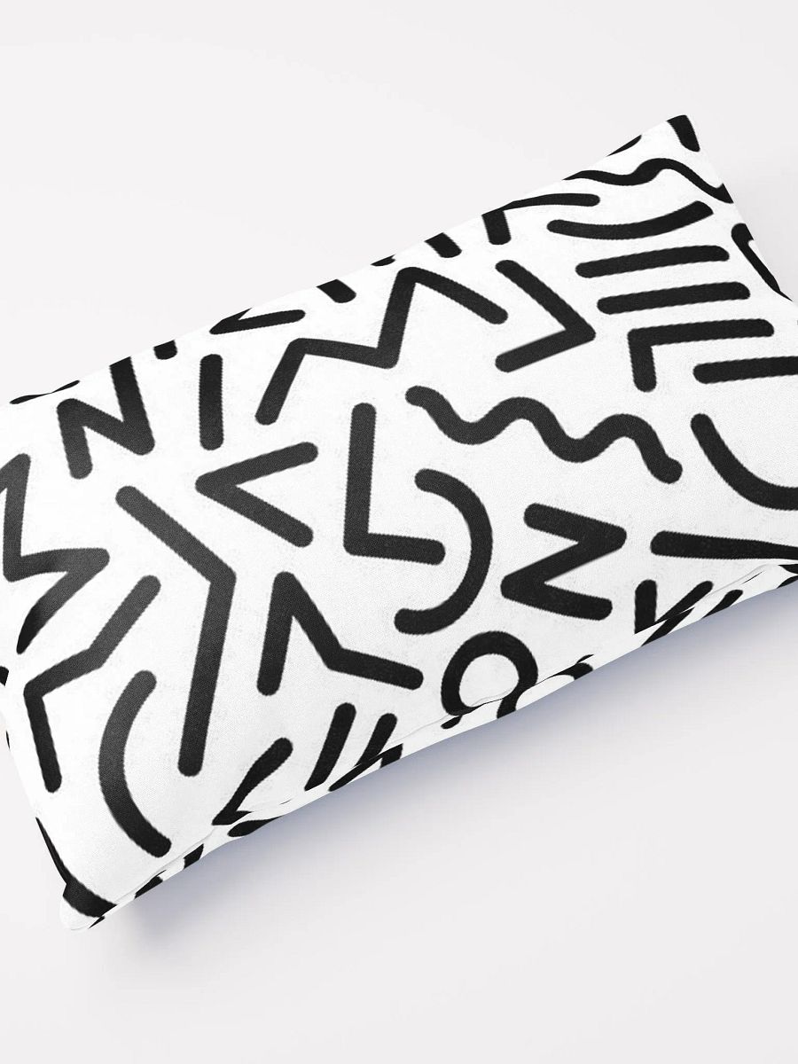 Funky Pattern B&W cushion product image (4)