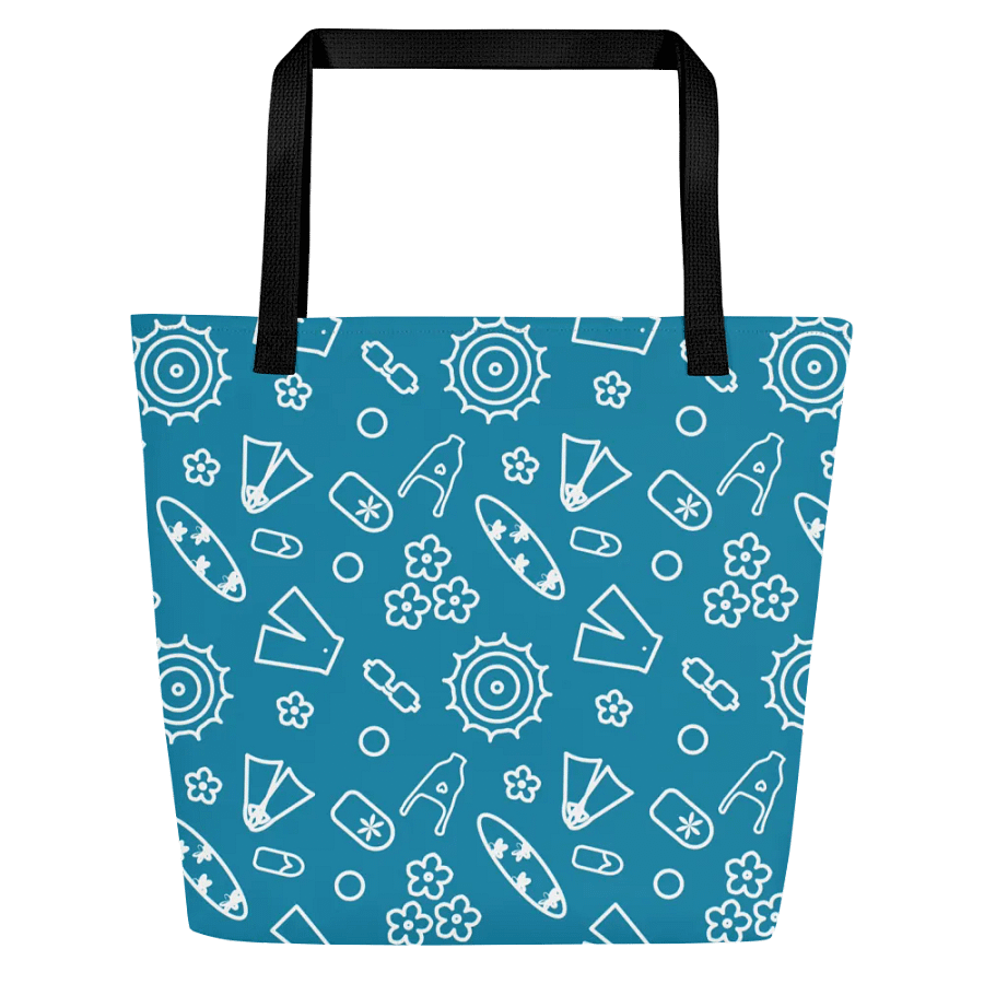 Beach Necessities Pattern All Over Print Tote product image (2)
