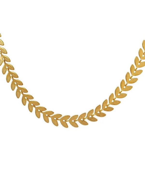 Elsie Leaf Necklace product image (1)