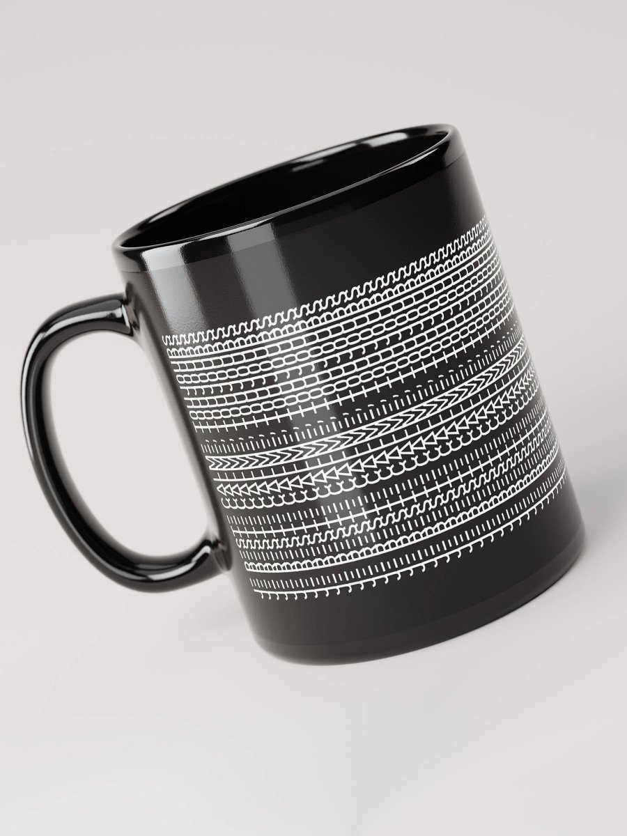 Mug Noir Codé Zen Blanc - Je Reste Calme Toujours - Cadeau élégant product image (3)