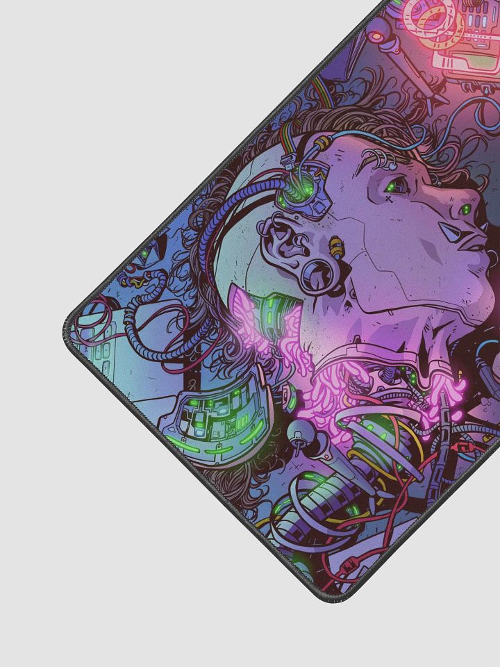 Broken Cyber Joker Small Mouse pad product image (2)