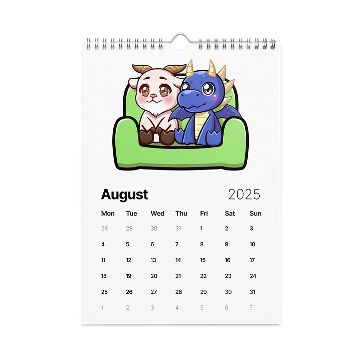 BRANDY x DRACO 2026 Calendar! product image (2)