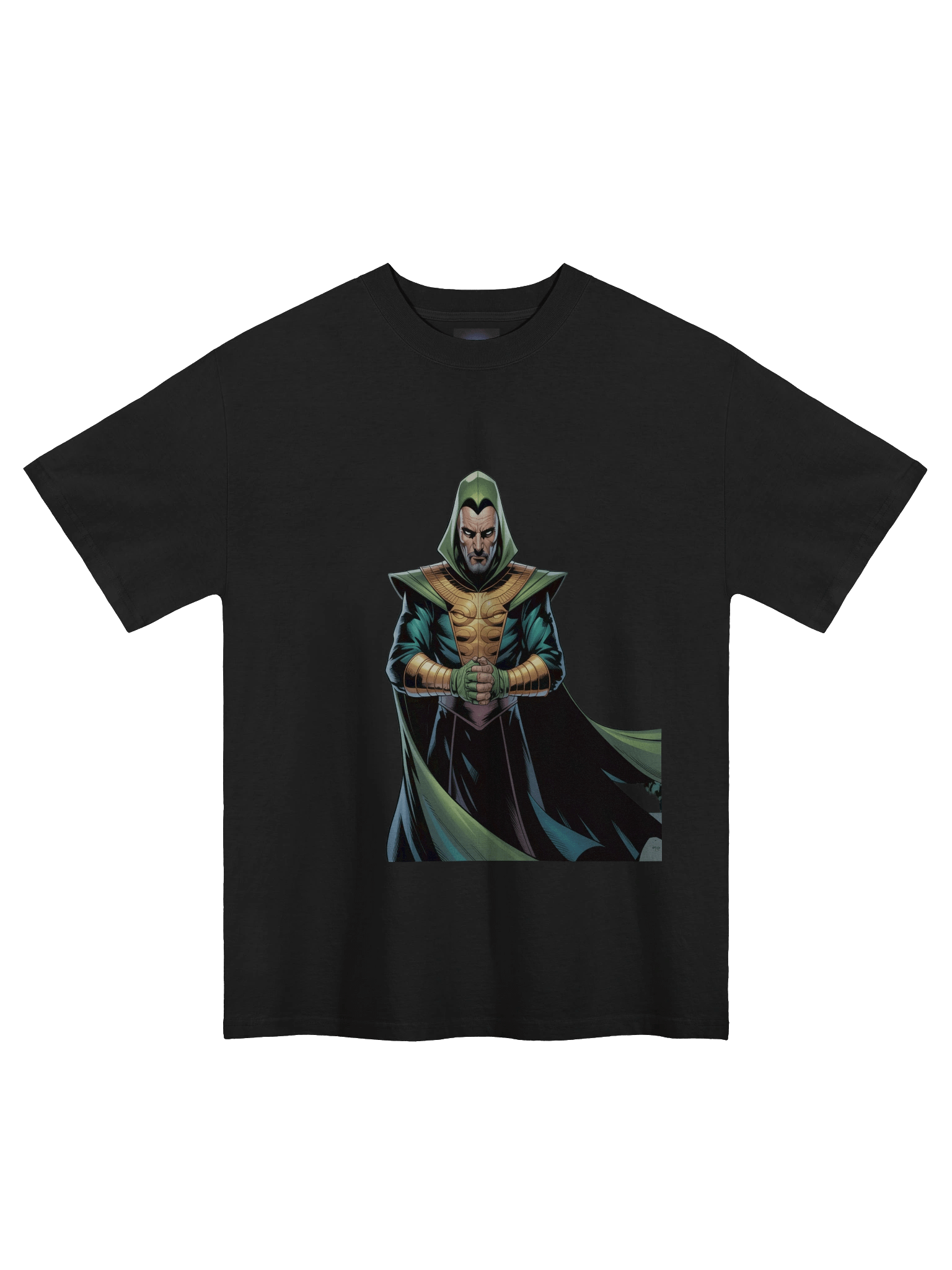 Demon's Dominion: Ra’s Al Ghul Inspired Oversized Faded T-Shirt product image (3)