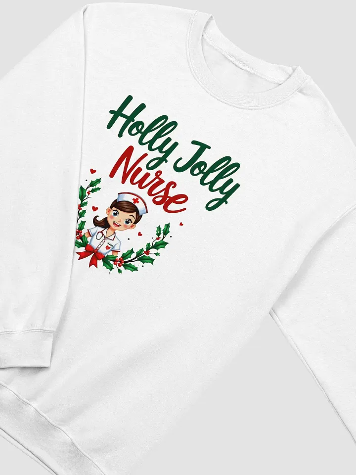 Holly Jolly Nurse Festive Crewneck Sweatshirt product image (6)