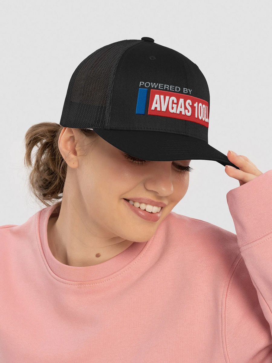 POWERED BY AVGAS 100LL - TRUCKER CAP product image (5)