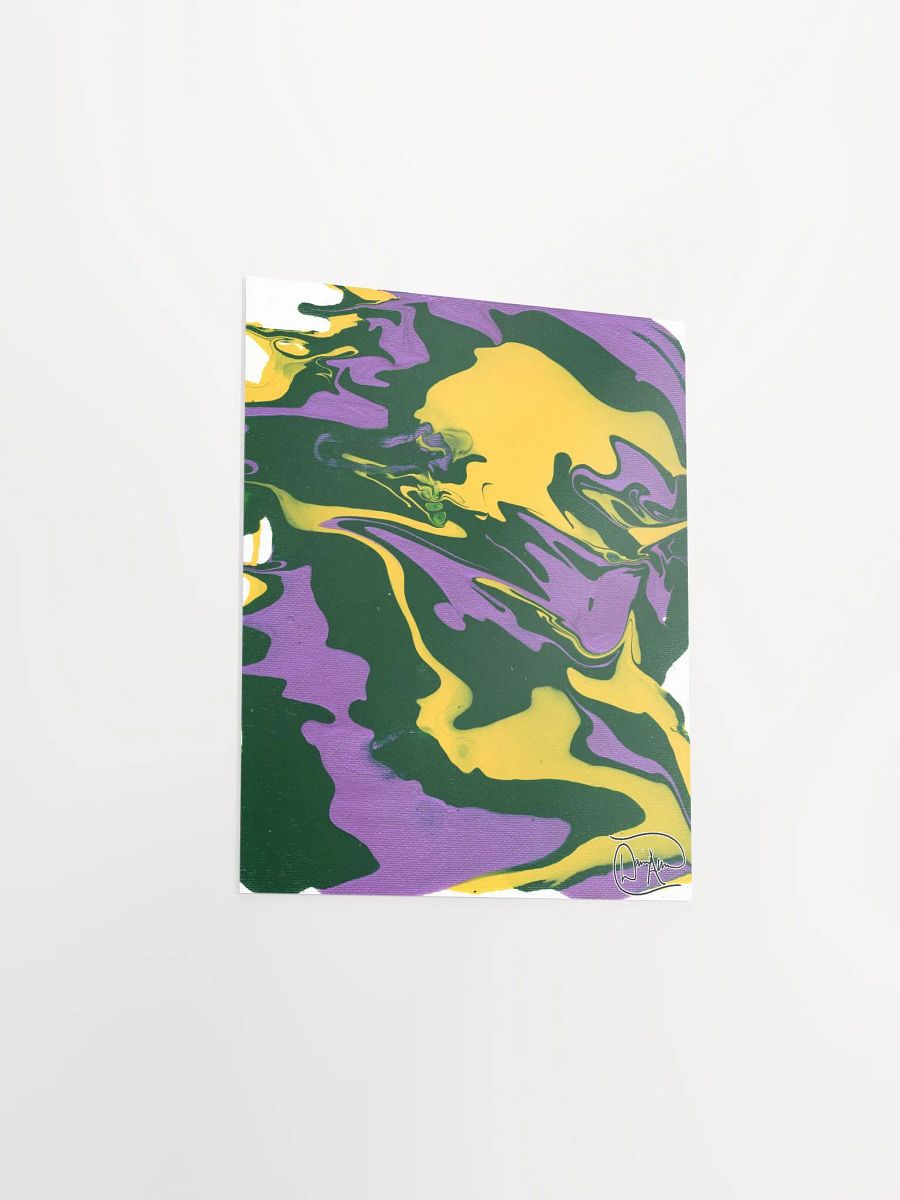 Honey Yellow Fluid Acrylic Print product image (3)