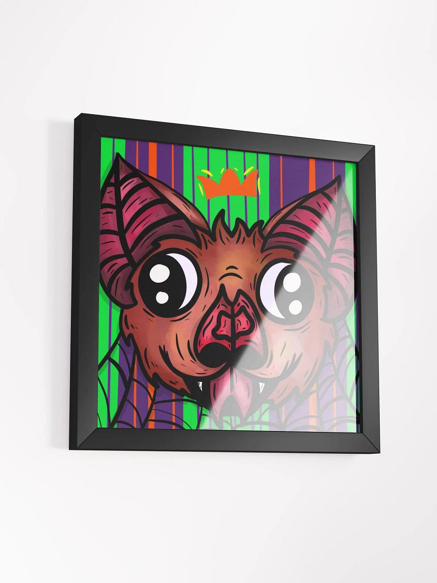 Tobias the bat full color framed print product image (3)