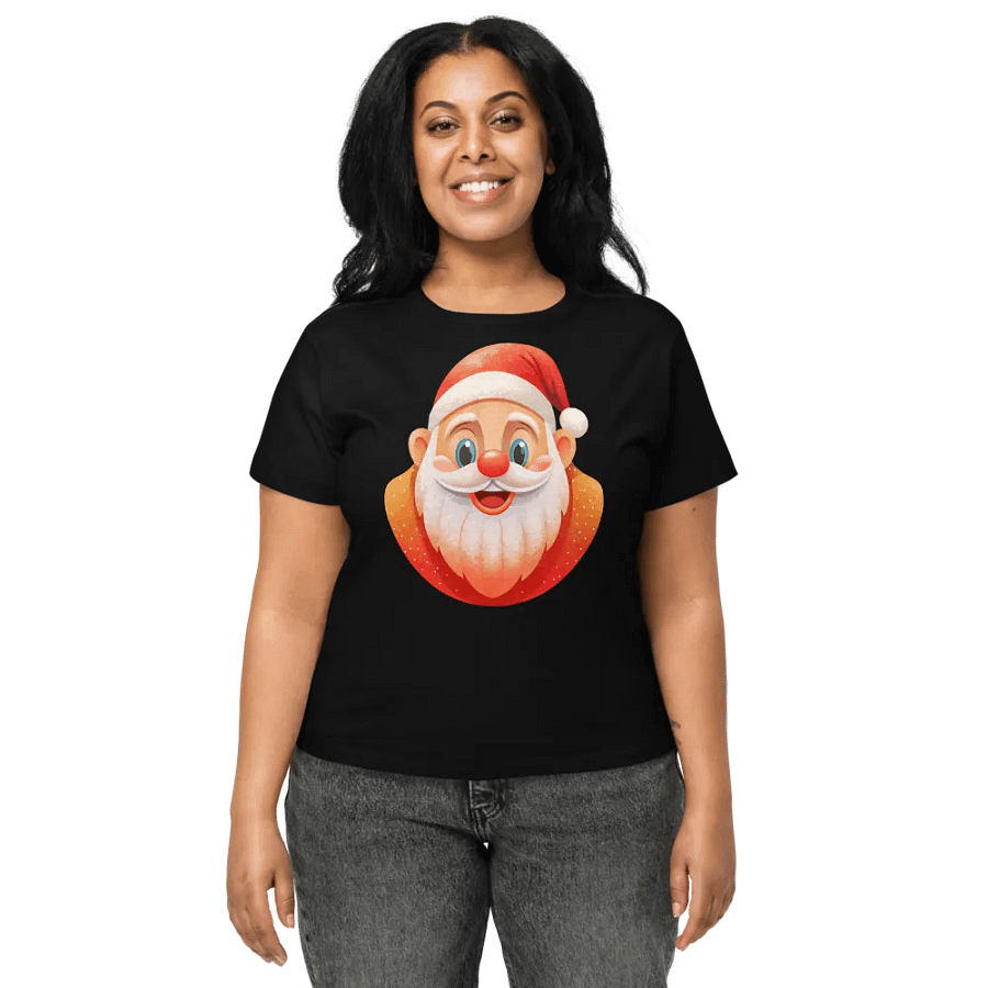 Jolly Santa Graphic Women's Tee product image (1)