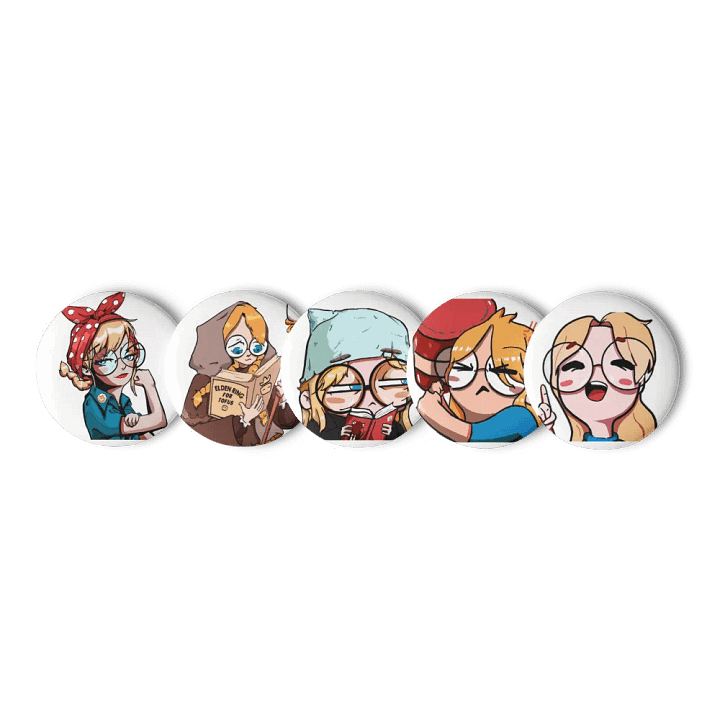 Dr. Toxic Tofu Pin Button Pack product image (1)