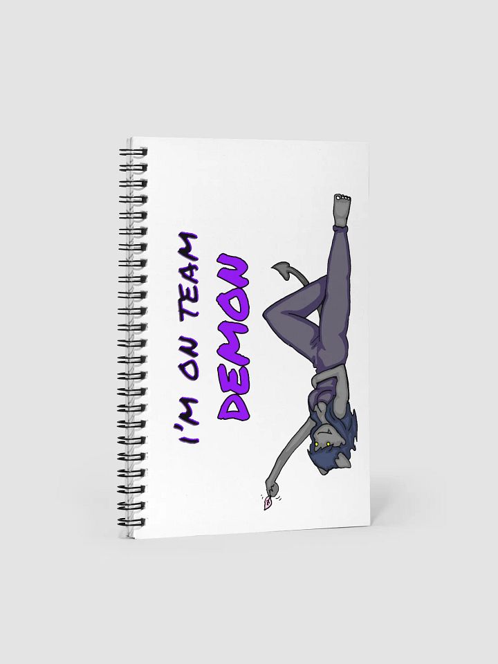 Team Demon Spiral Notebook product image (1)