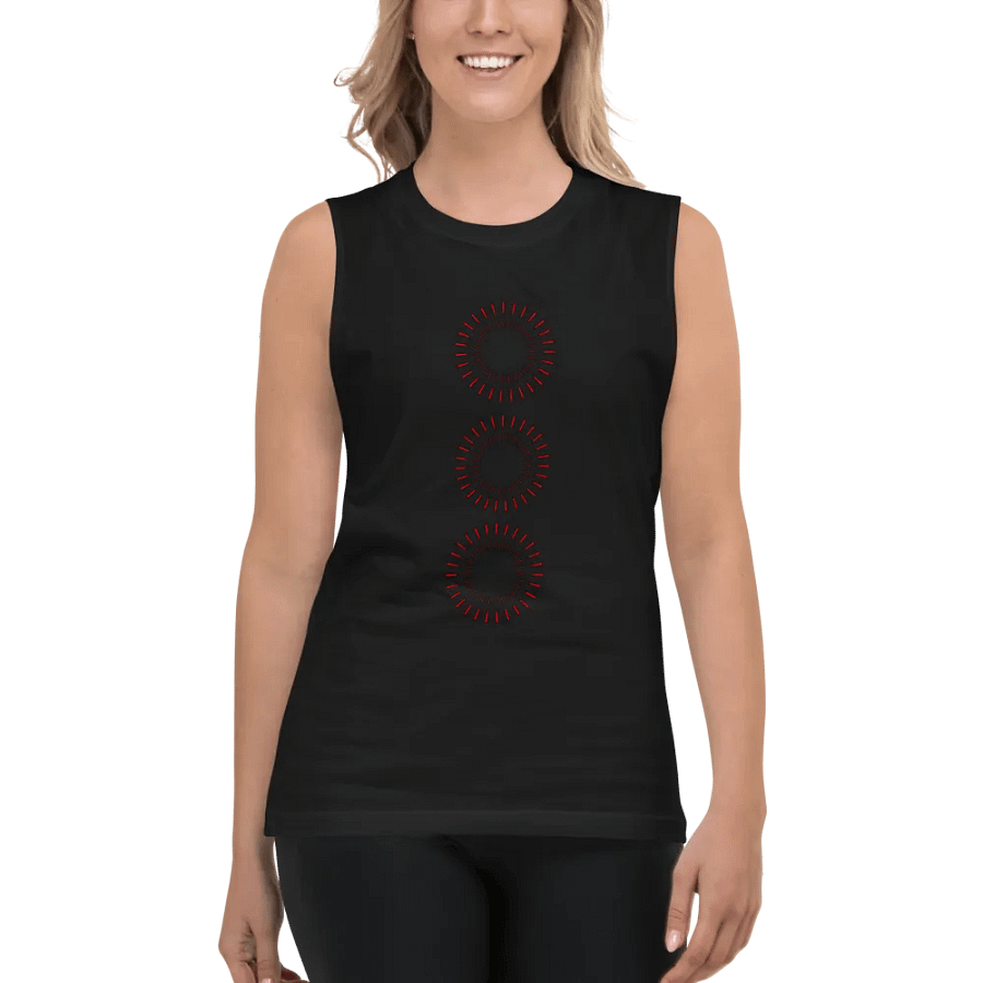 Red Circle Muscle Tank product image (5)