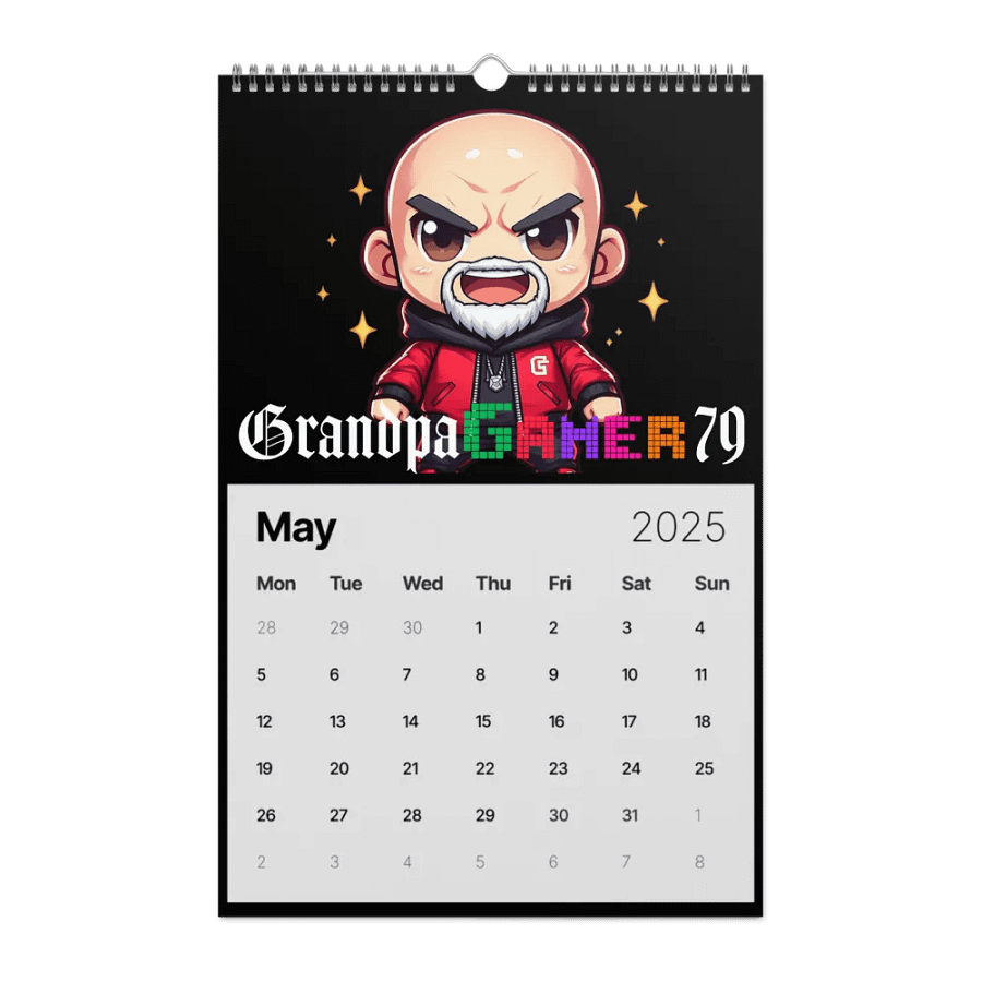 GrandpaGamer79 2025 Calendar product image (5)