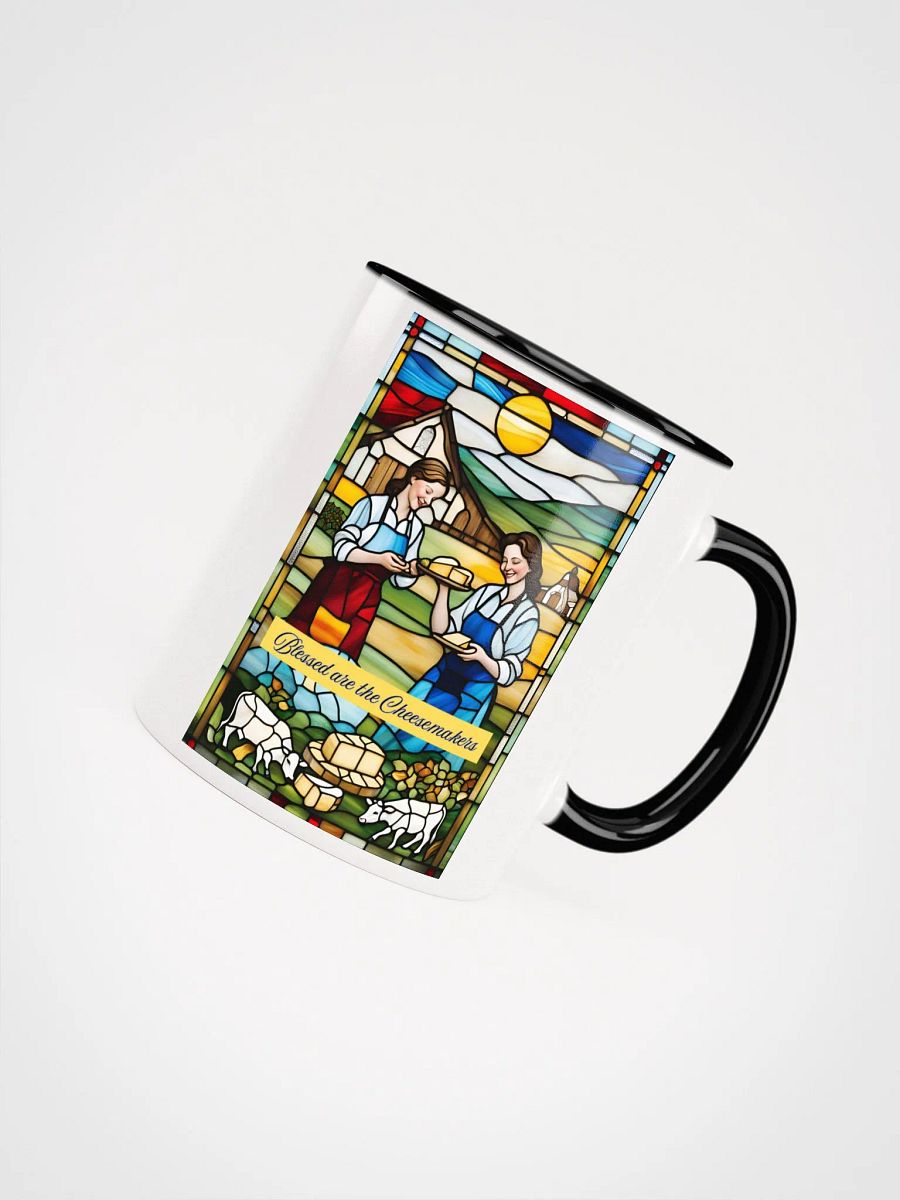 Blessed are the Cheesemakers Stained Glass Mug #04 product image (50)