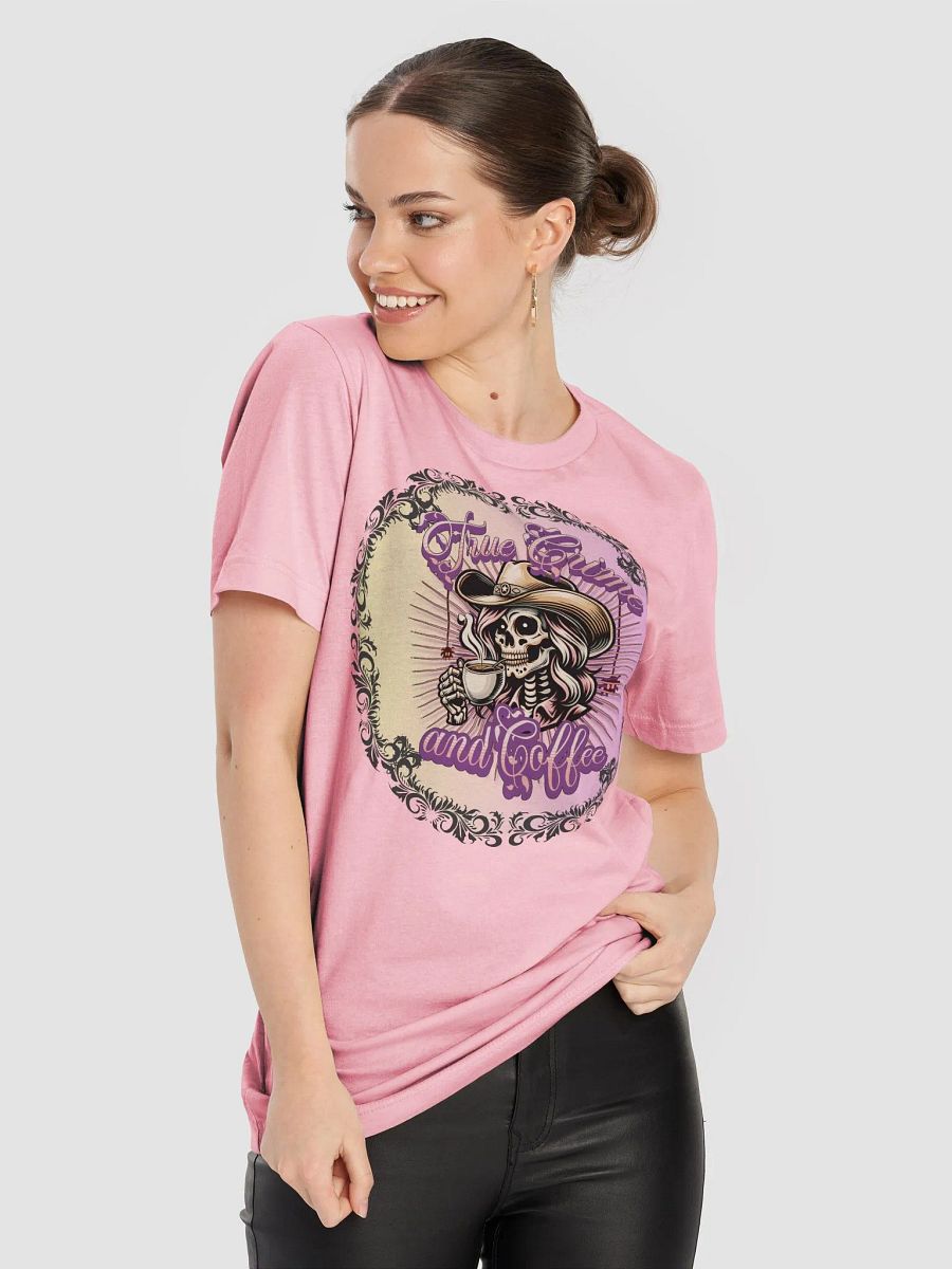 True Crime Skeleton Coffee T-Shirt product image (6)