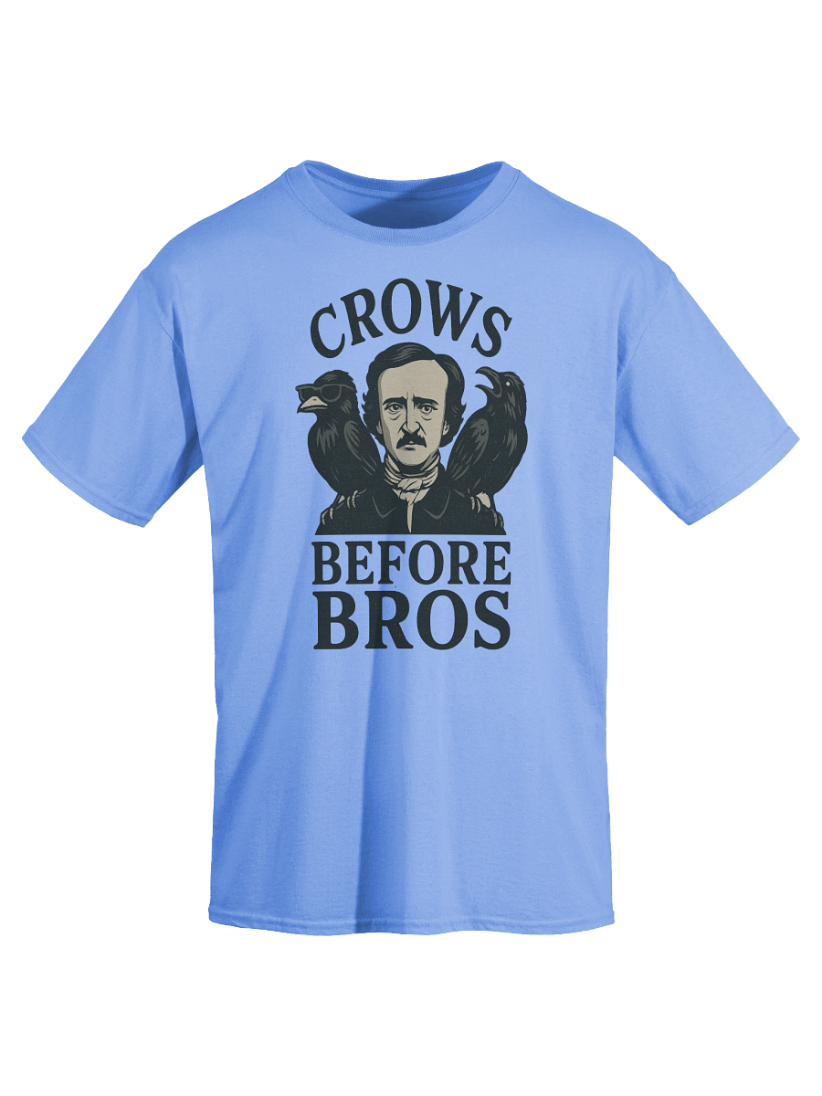 Crows Before Bros Edgar Allan Poe T-Shirt – Raven Gothic Humor Tee product image (30)
