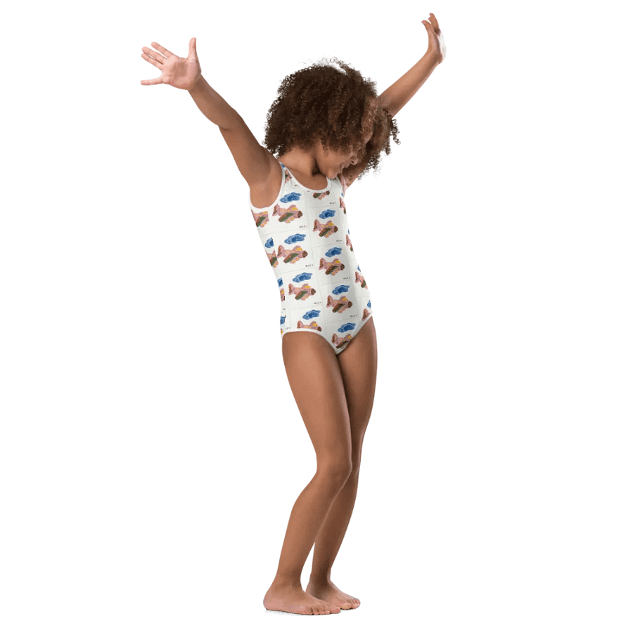 Kid Airplane (All-Over Print Kids Swimsuit) product image (1)