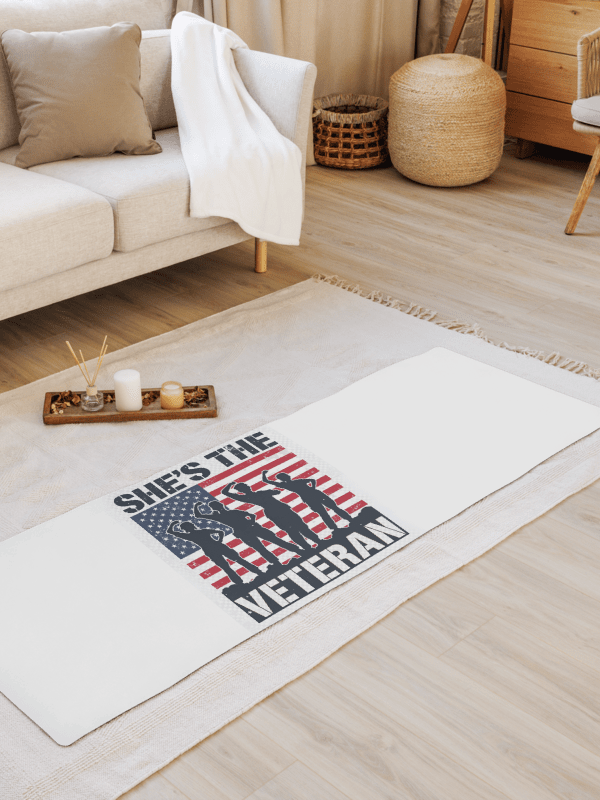 She’s The Veteran Yoga Mat product image (1)