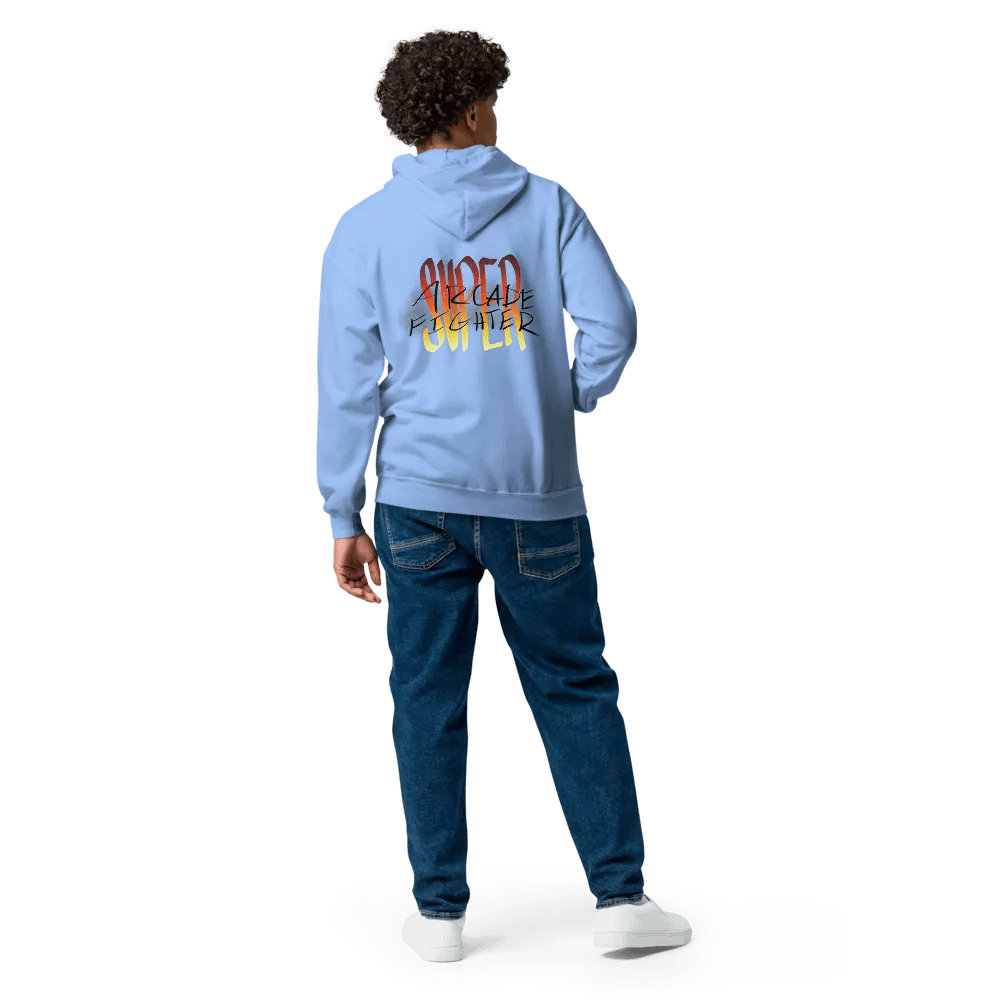Unisex SUPER Arcade Fighter Zip-Up Hoodie product image (31)