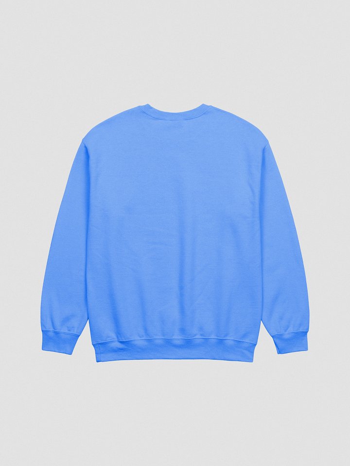 For Fox's Sake Sweatshirt (Embroidered) of an American Foxhound(Blue) product image (2)