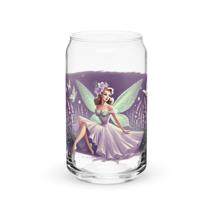 Lavender Fairy Can-Shaped Glass product image (2)
