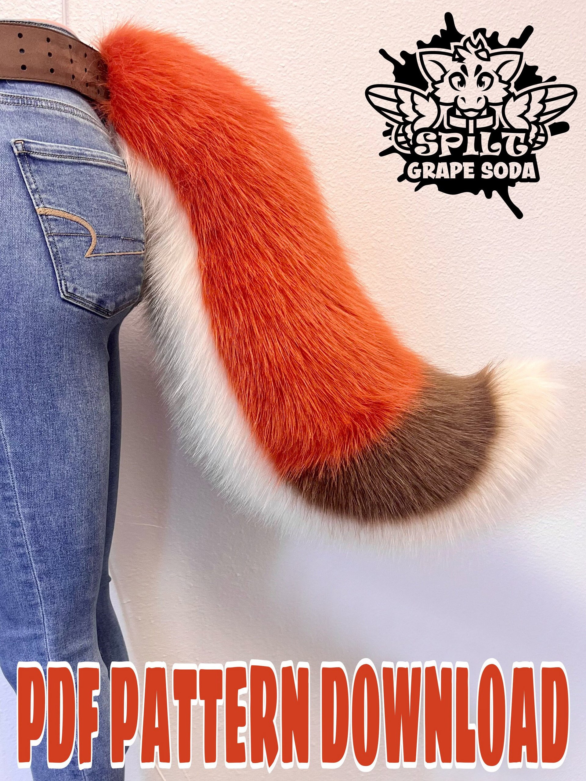 Large Canine Tail Pattern [PDF DOWNLOAD] product image (1)