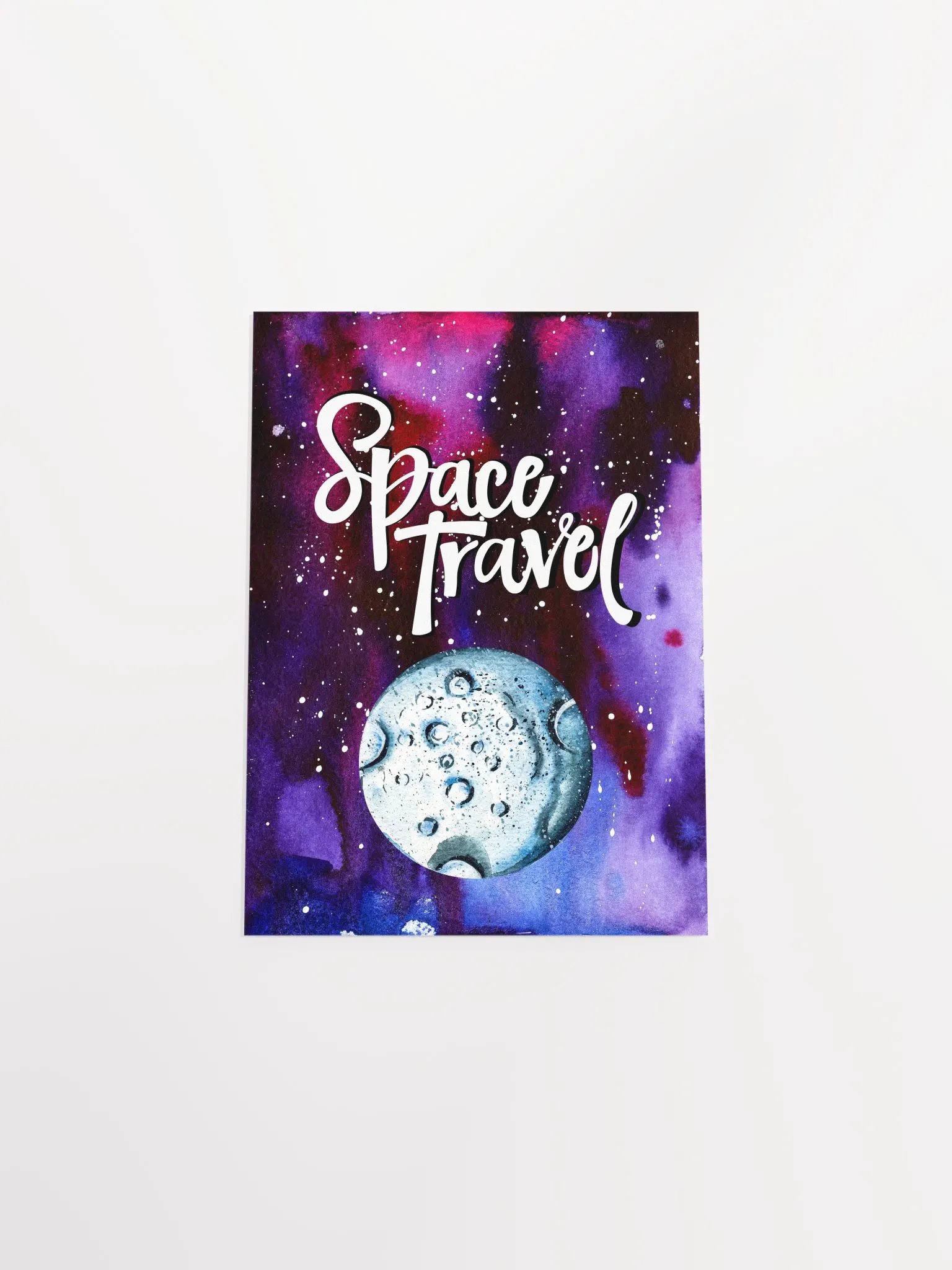 Space travel [neon/synthwave/vaporwave/watercolor] — aesthetic watercolor poster, neon space poster, retrowave poster, motivation quotes product image (9)