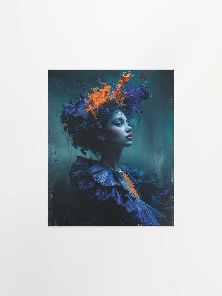 Crown of Ember and Cobalt Matte Poster product image (3)