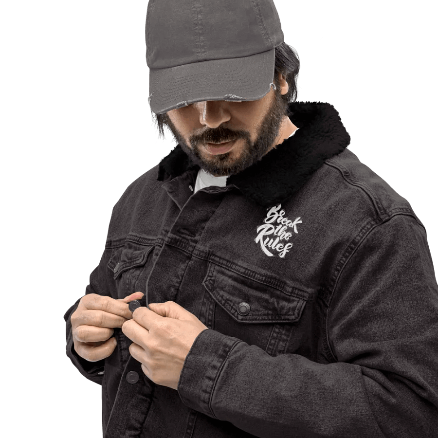BREAK - Cosmic Symbol Unisex Denim Jacket product image (4)