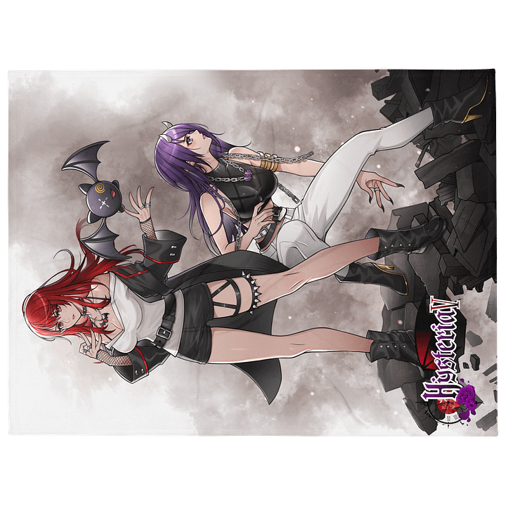 HysteriaV - 'Twin Fates' Throw Blanket product image (1)