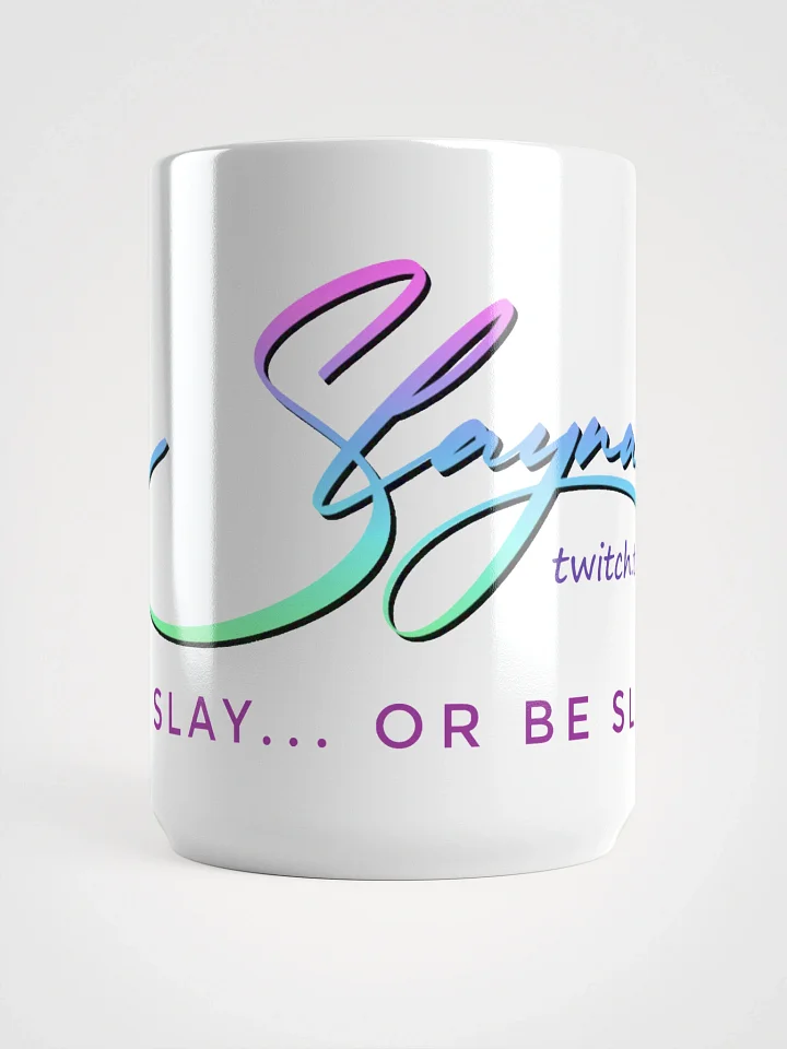 SLAYNA Ombre Large 15 oz White Mug product image (1)