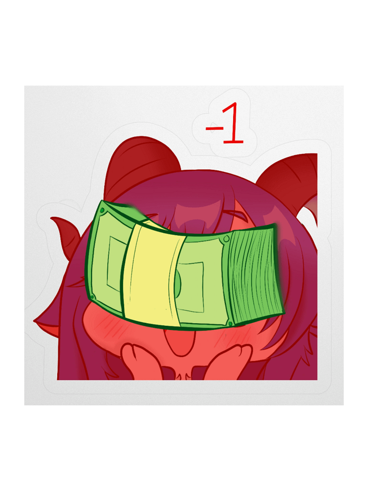 Aqwamog Money Damage Sticker product image (1)