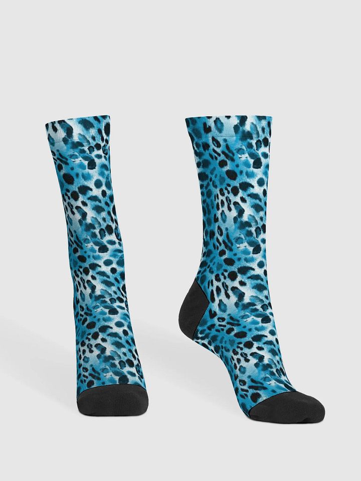 Blue Leopard Socks product image (2)